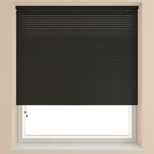 Bay & Bow 180 x 152cm 25mm PVC Venetian Blind BK