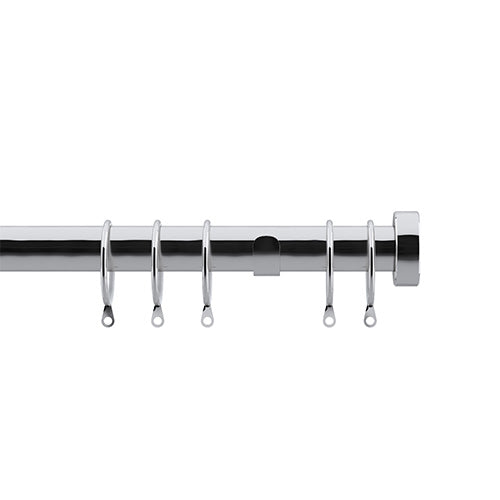 Bay & Bow 28mm 200cm Stud End Cap Pole Set CH