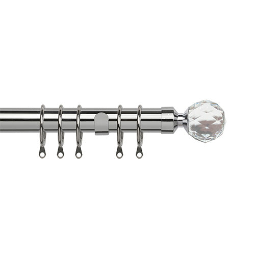 Bay & Bow 25-28mm 170-300cm Pristine Crystal Pole CH